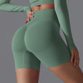 Women’s Seamless Yoga Shorts – Sculpting Comfort with Athletic Elegance
