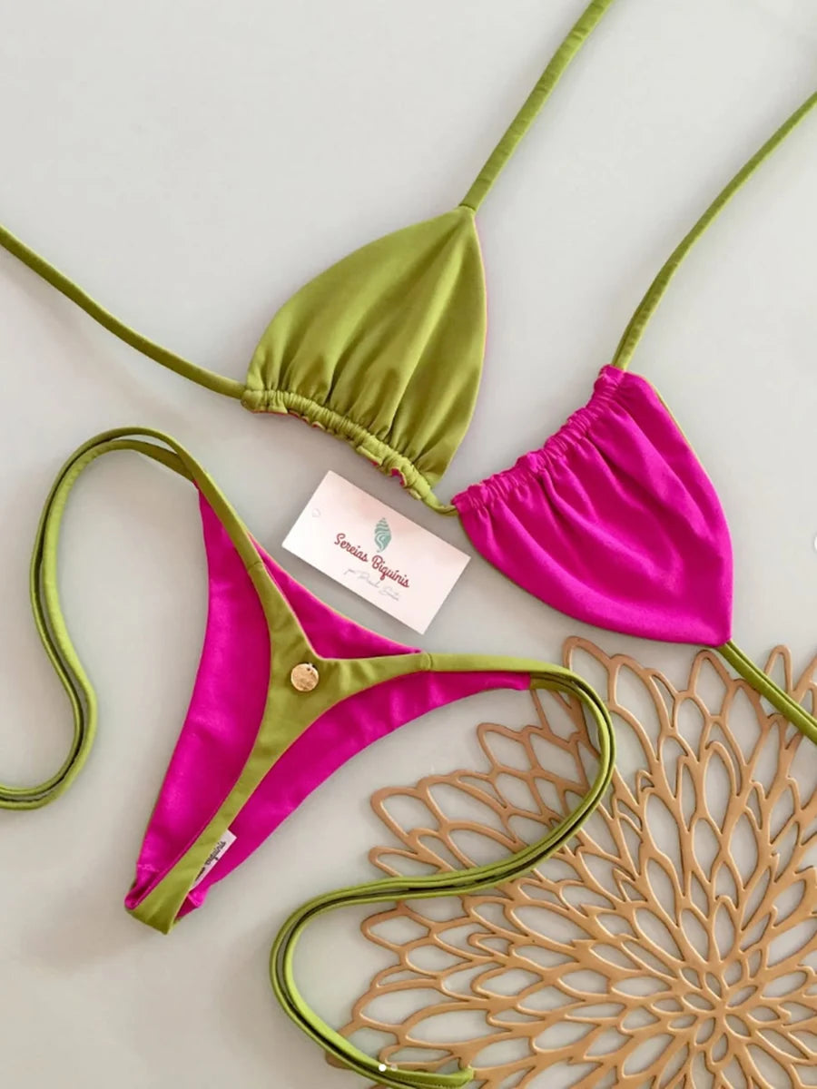 Women’s Micro Bikini Set – 2026 Push-Up Brazilian Swimwear