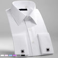 Men’s French Cuff Dress Shirt – Elegant Formal Style