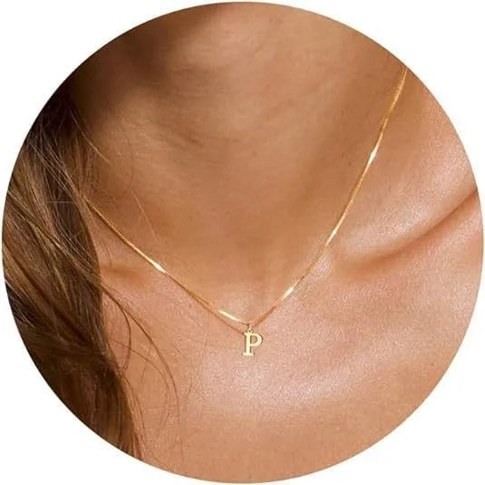 A–Z Initial Necklace | 18K Gold Plated