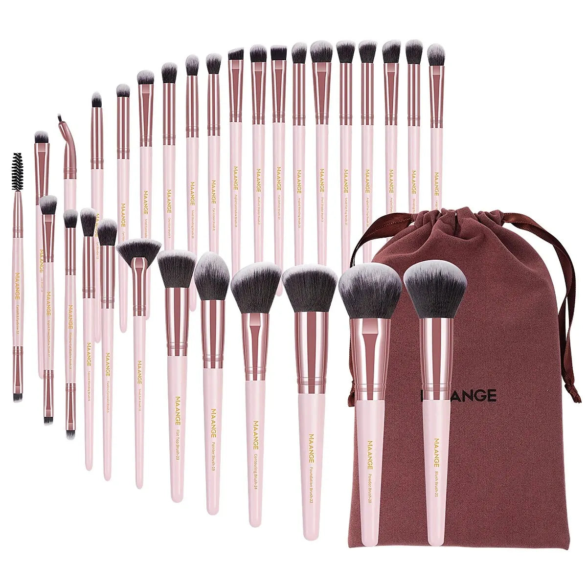 MAANGE 30PCS Professional Makeup Brush Set