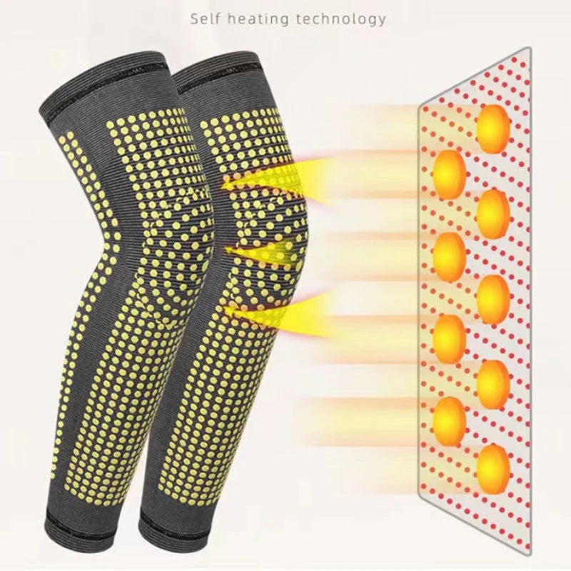 2PCS Self-Heating Knee Sleeves – Warm Compression Support for Joint Relief