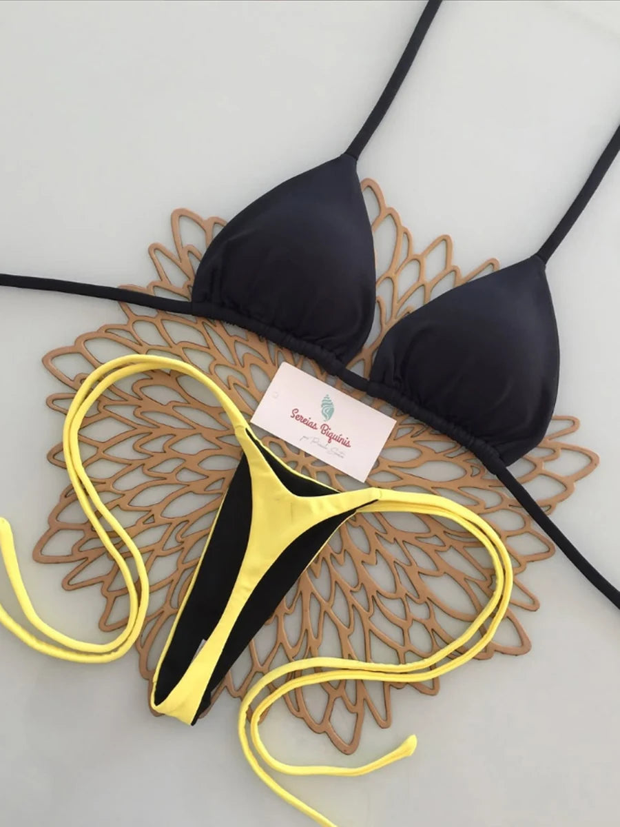 Women’s Micro Bikini Set – 2026 Push-Up Brazilian Swimwear