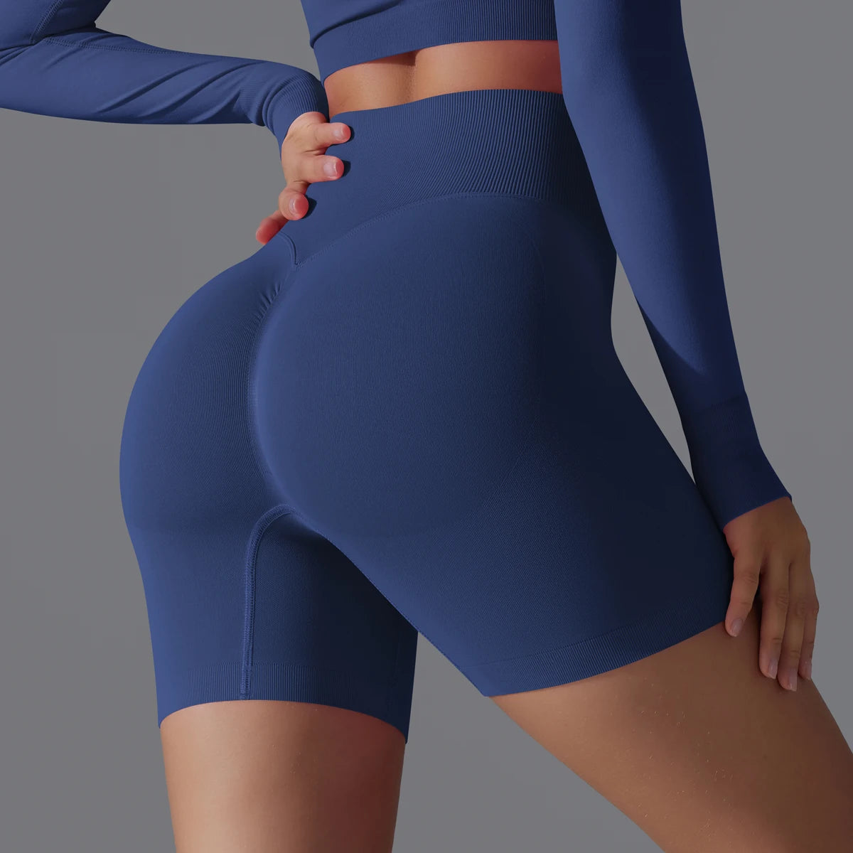 Women’s Seamless Yoga Shorts – Sculpting Comfort with Athletic Elegance