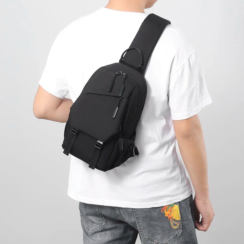 Men’s Premium Crossbody Chest Bag – Modern Style for Everyday Adventure