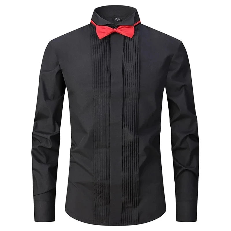 Men’s French Cuff Dress Shirt – Elegant Formal Style