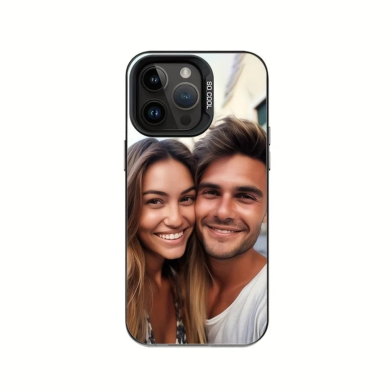Turn your favorite memories into a stylish statement with this elegant personalized phone case.