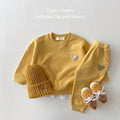 Fashion Baby Bear Outfit – 2PCS Sweatshirt & Pants Set for Toddlers