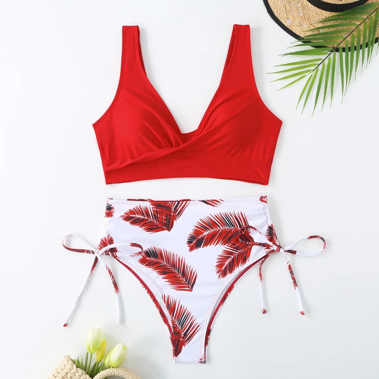 Women’s Sexy 2026 Bikini Set – High-Waisted Korean Swimwear