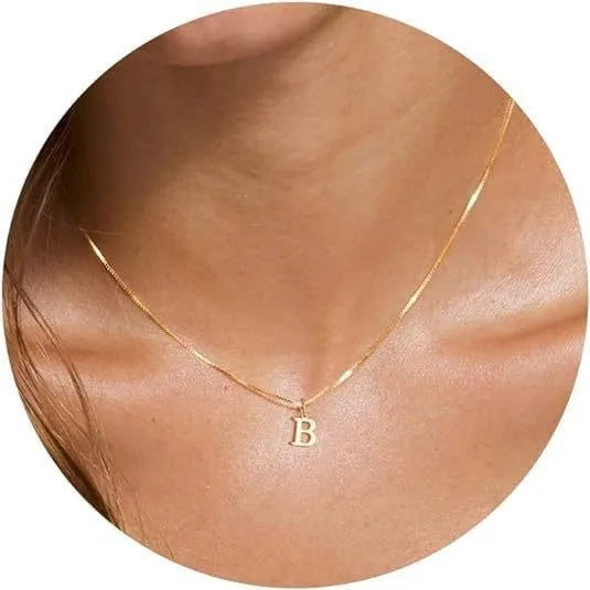 A–Z Initial Necklace | 18K Gold Plated
