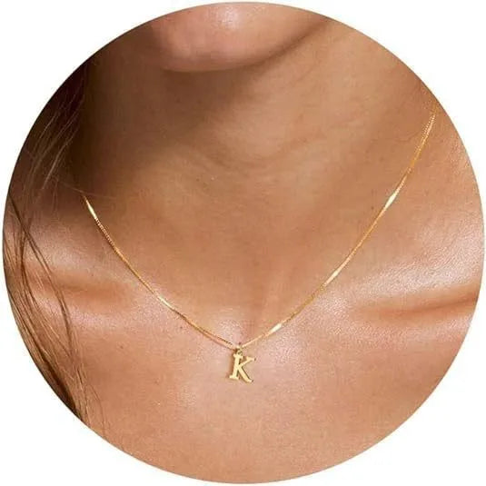 A–Z Initial Necklace | 18K Gold Plated