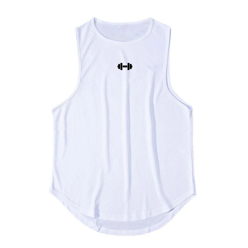 Summer Men’s Gym Tank Top – Fitness & Basketball Style