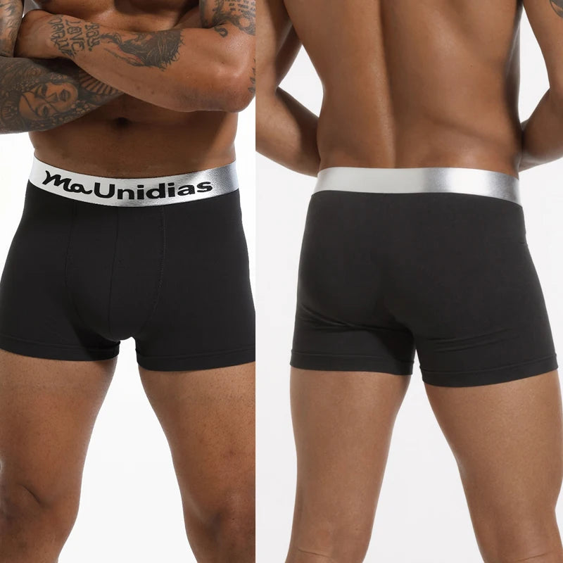 3PCS Classic Men’s Boxer Briefs – Premium Bamboo Fiber, Modern Fit & Ultra-Soft Comfort