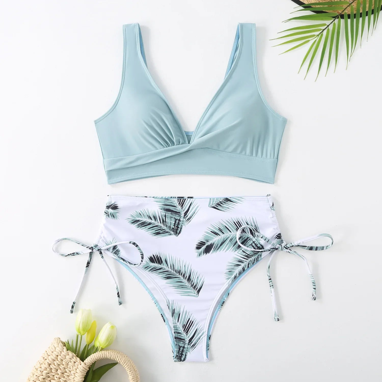 Women’s Sexy 2026 Bikini Set – High-Waisted Korean Swimwear