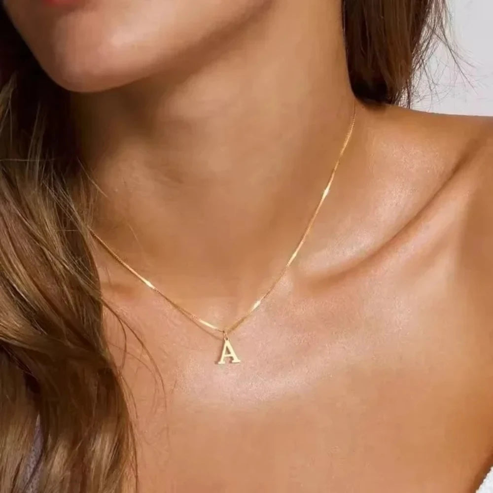 A–Z Initial Necklace | 18K Gold Plated
