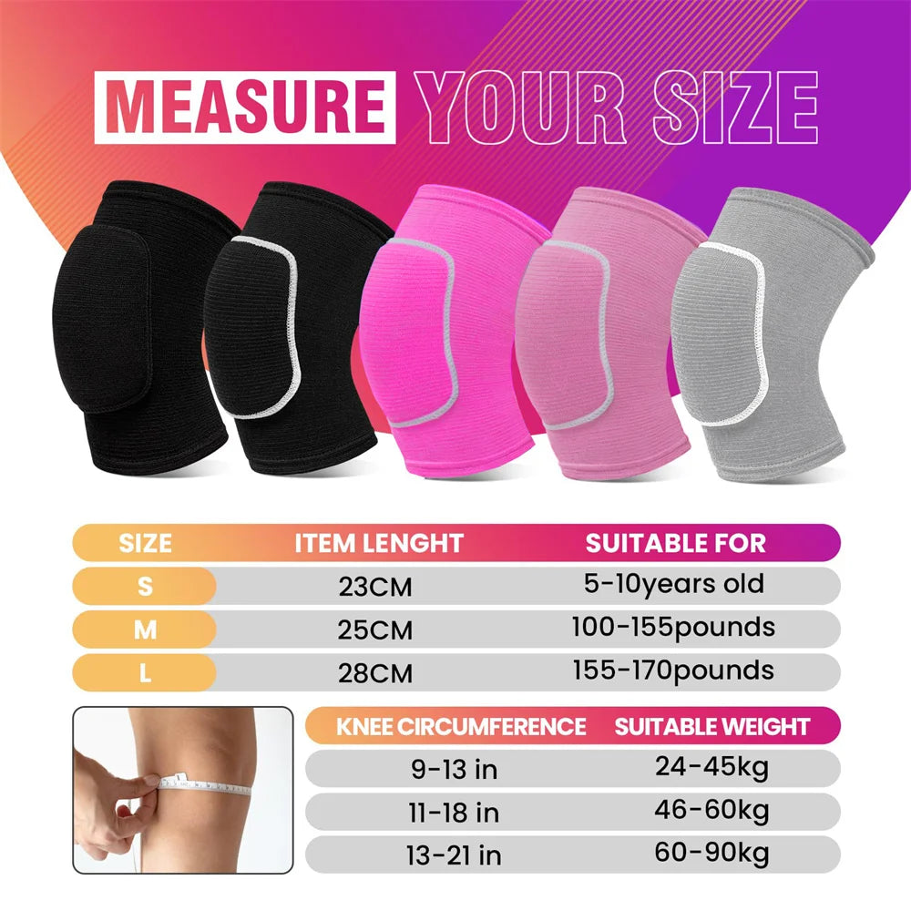Professional Volleyball Knee Pads – Soft Breathable Protection for Sports & Dance